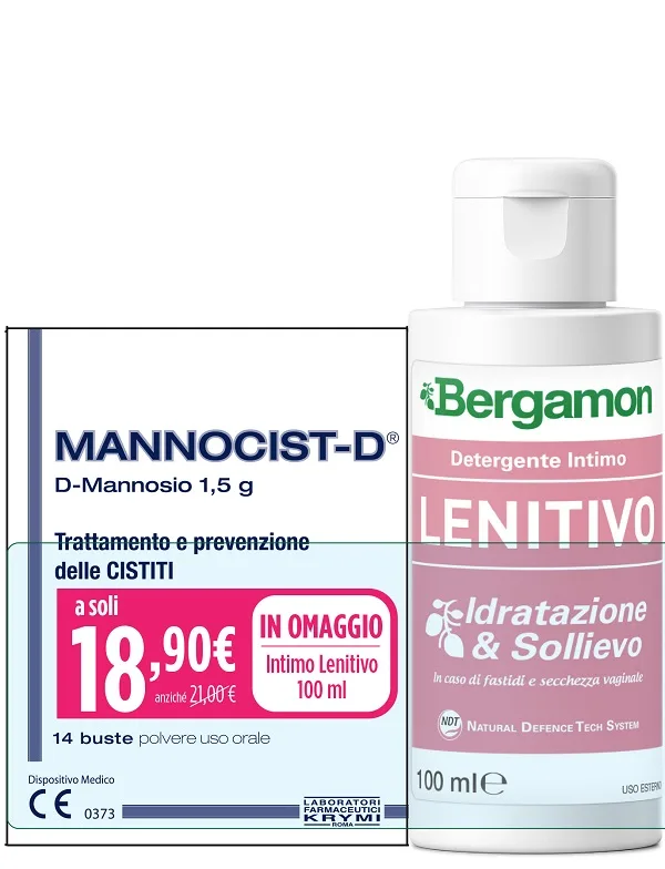 Mannocist-d 14 Bustine + Detergente Lenitivo in Omaggio